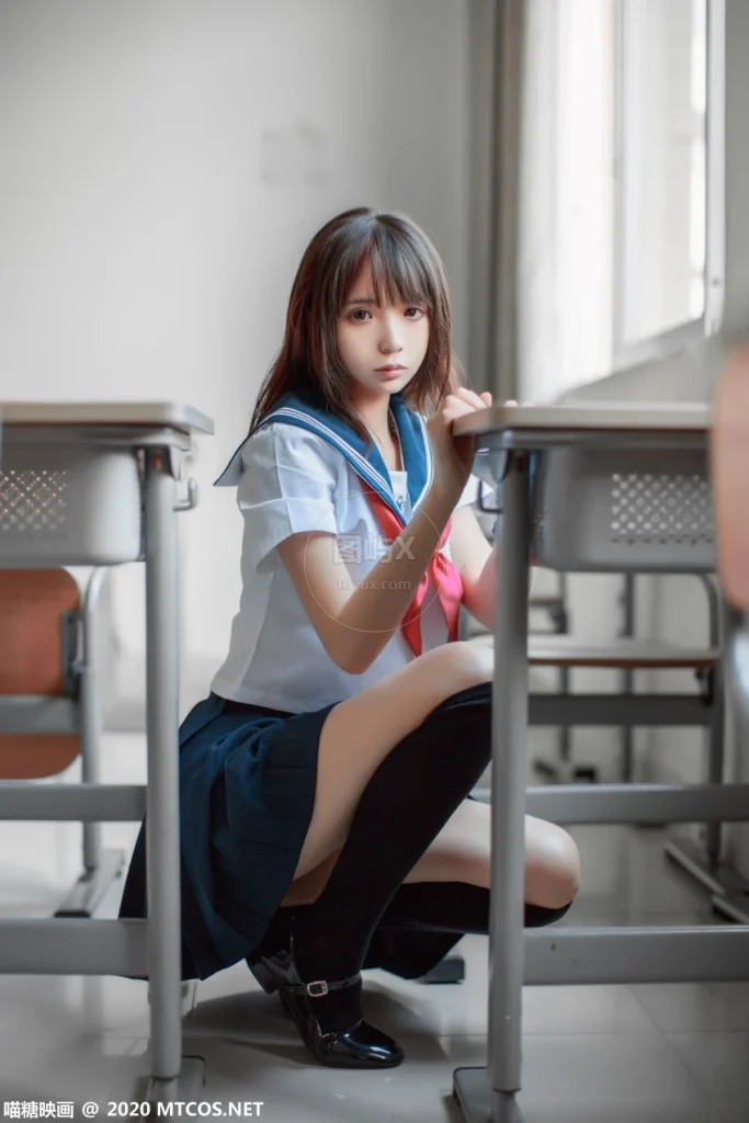 喵糖映画 VOL.340 同桌的水手服 [33P-520MB]-图屿X