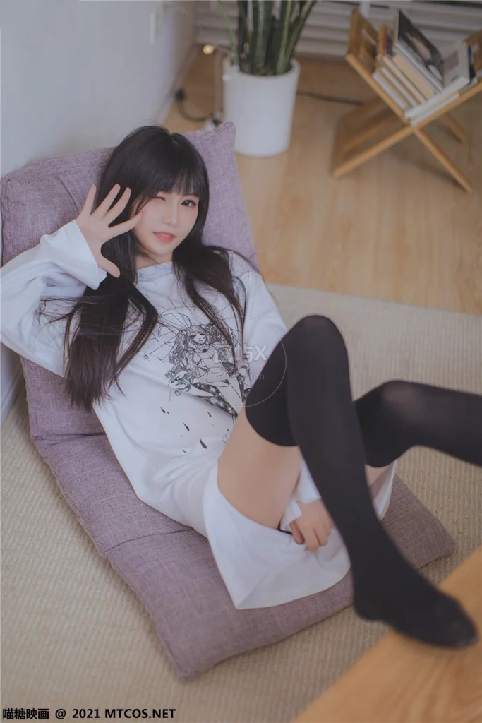 喵糖映画 VOL.403 夏日白T [42P-299MB]-图屿X