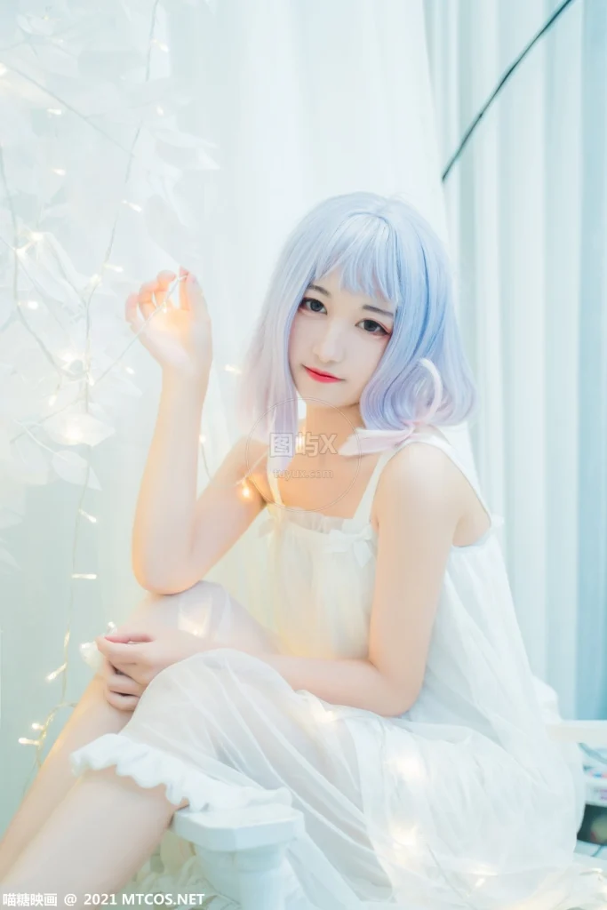 喵糖映画 VOL.411 白纱裙 [38P-596MB]-图屿X