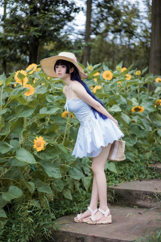 喵糖映画 VOL.414 花园白裙 [37P-403MB]-图屿X