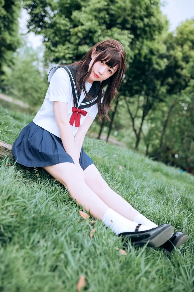 喵糖映画VOL.446 绿意JK [36P-546MB]-图屿X